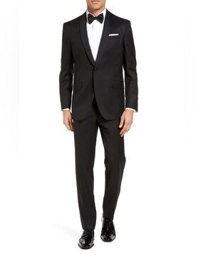 Ted Baker London Josh Trim Fit Wool Tuxedo Size 40 Short